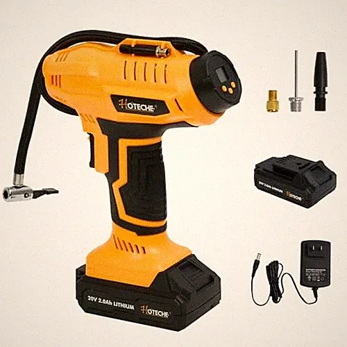 20V Cordless Air Compressor, 160PSI Portable Tire Inflator with Digital
