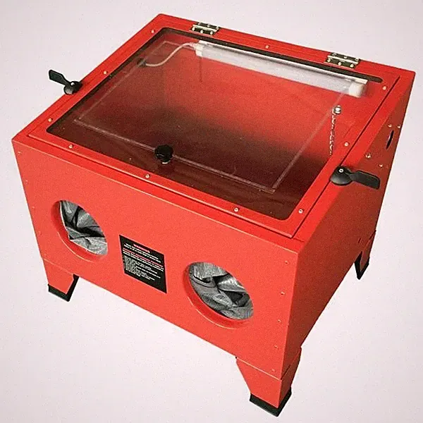 25 Gallon Bench Top Air Sandblasting Cabinet Sandblaster Blast Large Cabinet