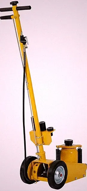 35T Air Hydraulic Floor Jack 77,000 LBS, Low Profile 10" with 4 Adapters