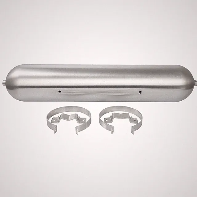 5 Gallon 7 Port Air Tank 33" Seamless Air Ride Suspension System Aluminum