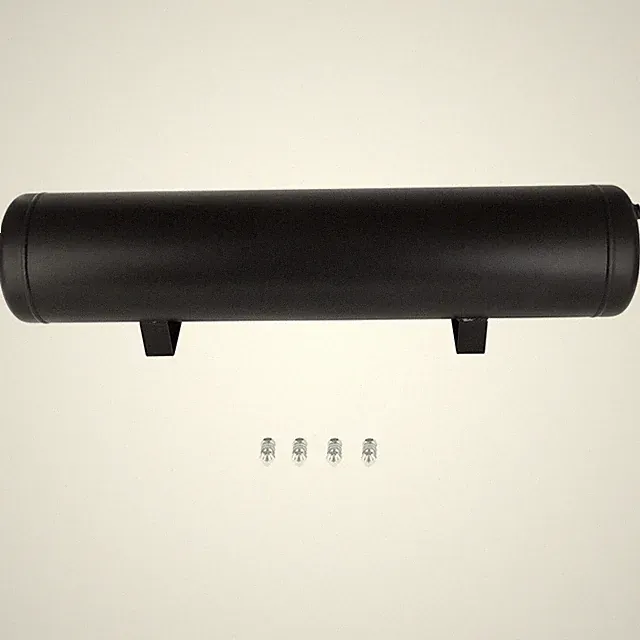 5 Port 5 GAL Air Tank Steel For Horn Compressor 1/4" Hole Or Air Ride Suspension