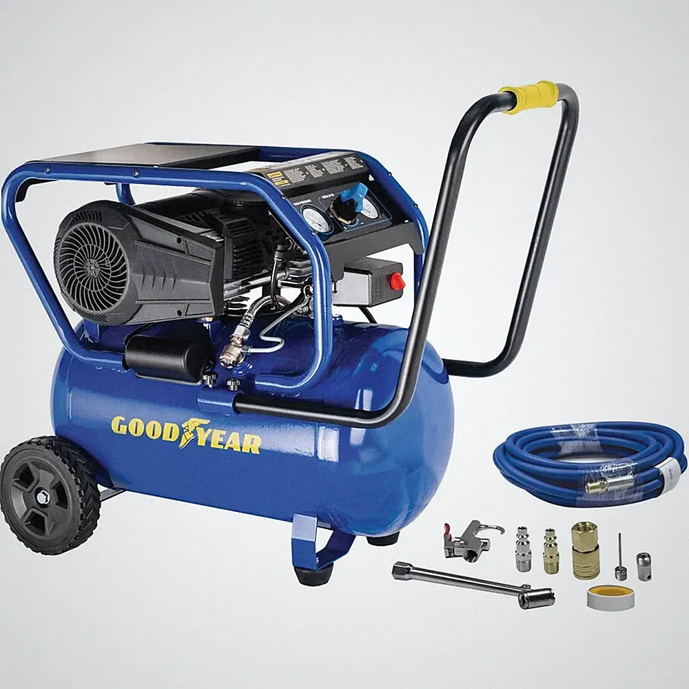 AIR COMPRESSOR PORTABLE QUIET GOODYEAR ELECTRIC 10 GALLON 175PSI SHOP TOOLS NEW