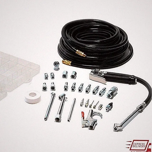 Electric Air Compressor Pump 150 PSI W/ 25 Piece Accessory Kit Tire Inflator New