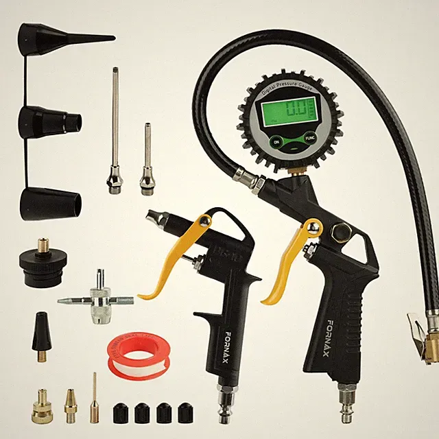 Heavy Duty Compressor Accessory Kit, Digital Tire Inflator with Pressure Gaug...