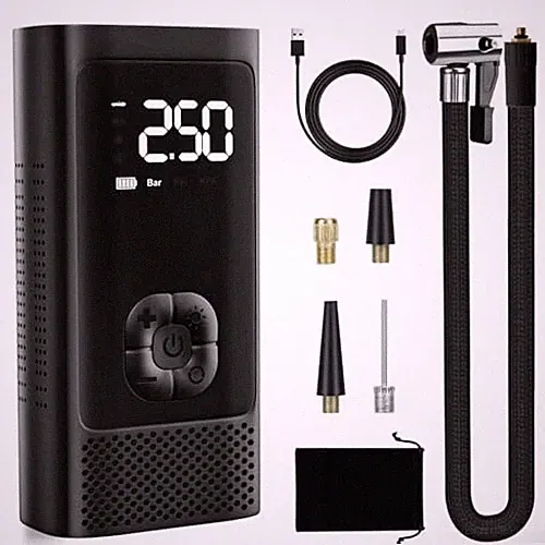Tire Inflator Portable Air Compressor - 4X Faster 150 PSI Air Pump for Car