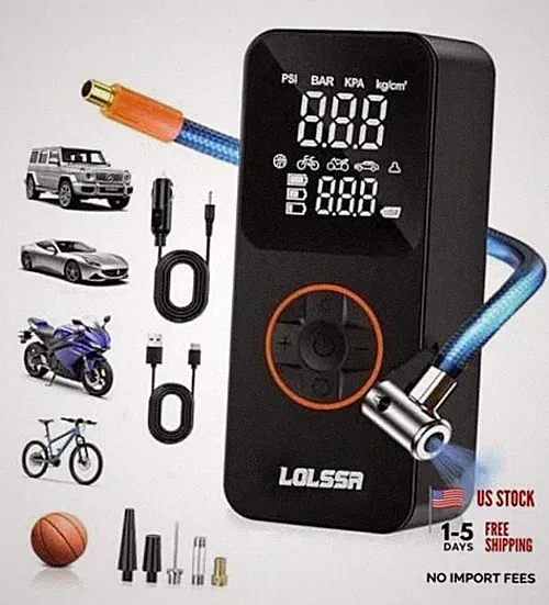 Tire Inflator Portable Air Compressor-Air Pump 150PSI Cordless Electric for