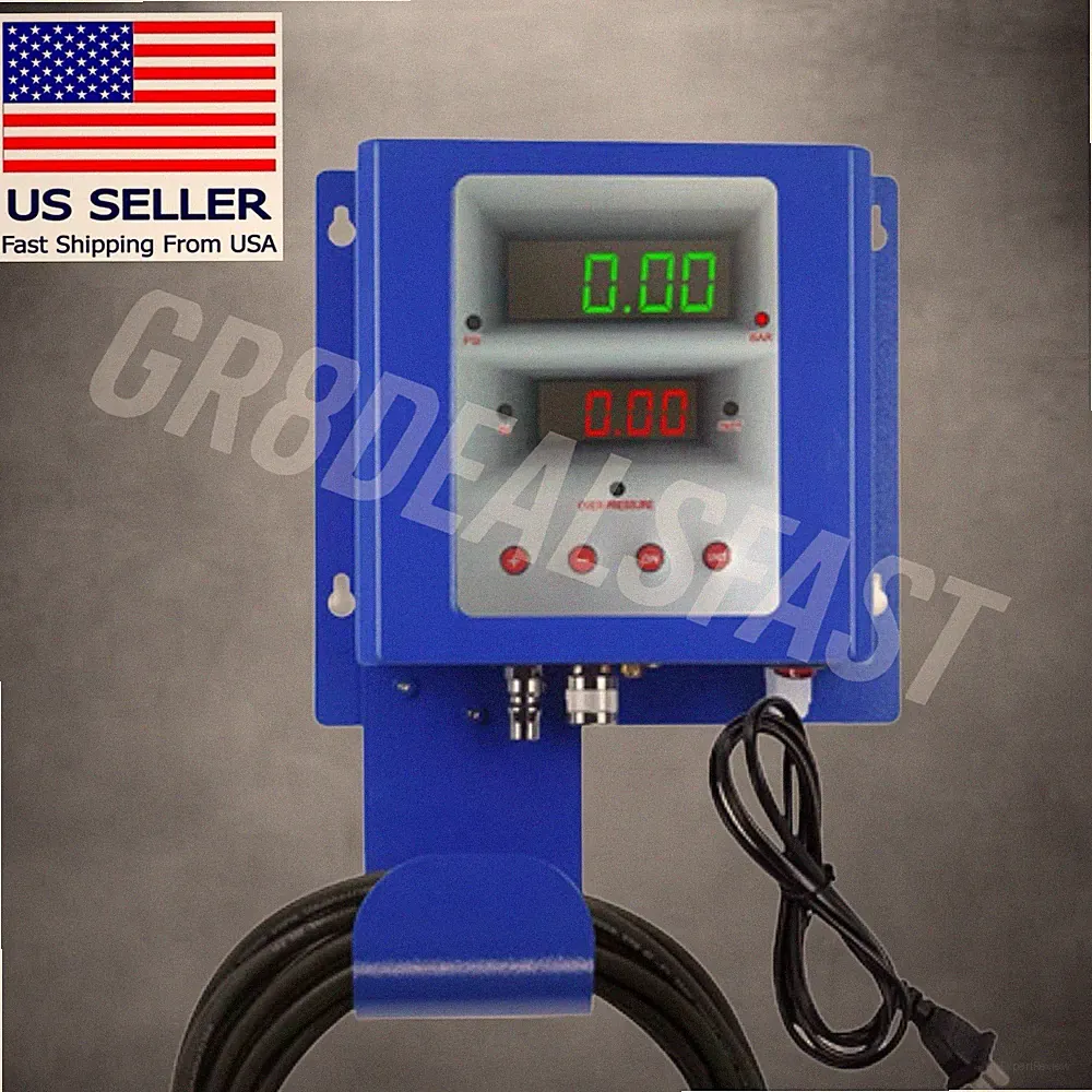 Wall Mounted Tire Air Inflator For Compressor LED Mechanic Body Shop Garage DIY
